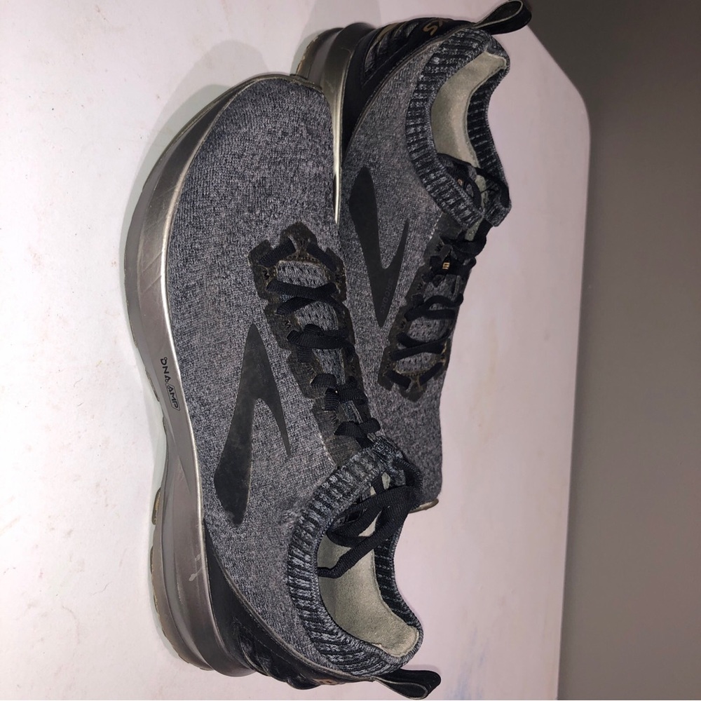 Brooks Gray Athletic Shoes - Picture 3 of 9